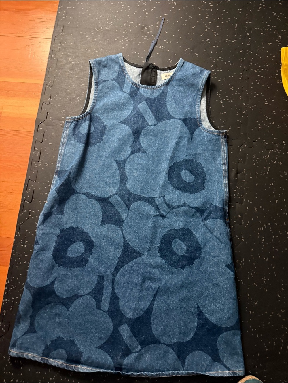 Marimekko denim flower dress size 36